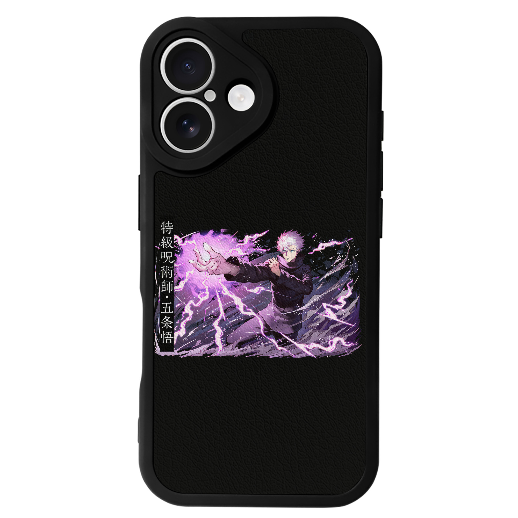 （画像用） 呪術廻戦 Jujutsu Kaisen 【iPhone 16シリーズ対応】シリコンスマホケース（レザー調） 材質：シリコン